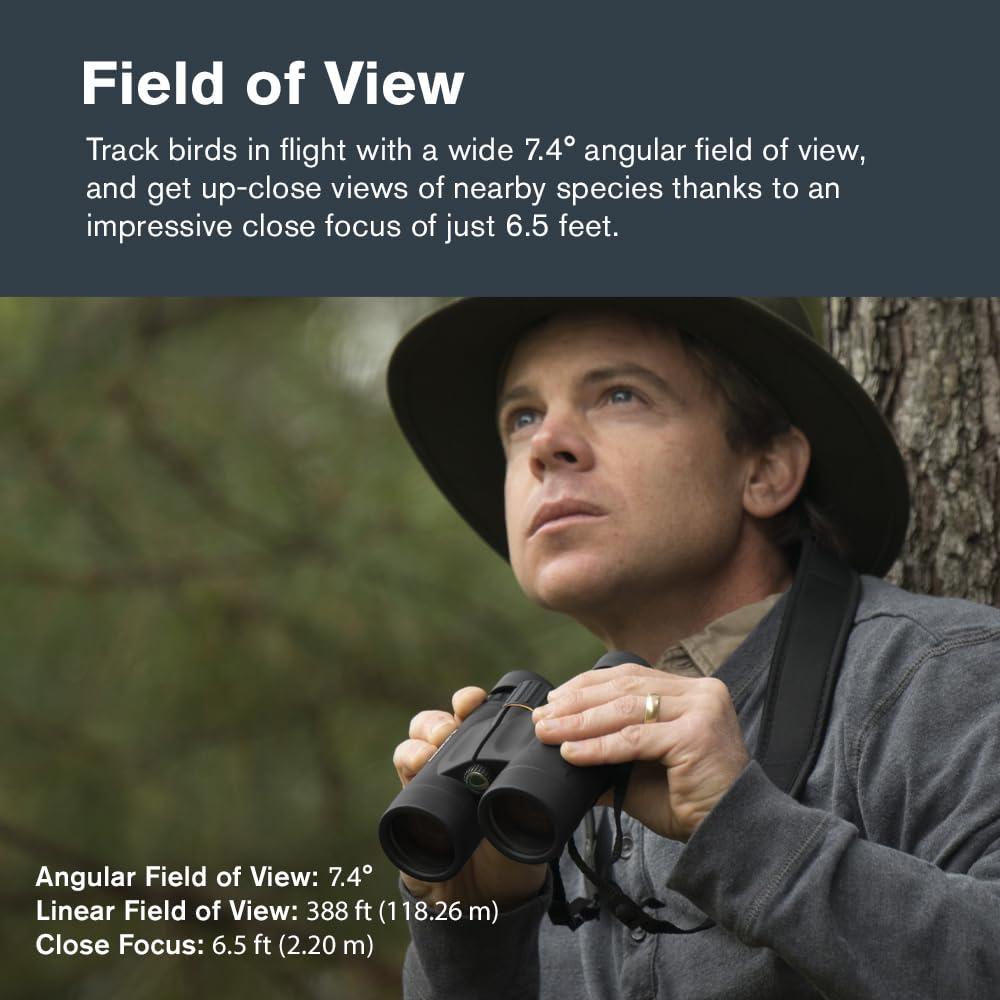 Celestron Celestron - Nature DX 8x42 Binoculars Ideal for Birding and Outdoors 42mm Objective Lenses Wide 7.4 Field of View BaK-4 Prisms Fully Multi-Coated Waterproof and Fogproof