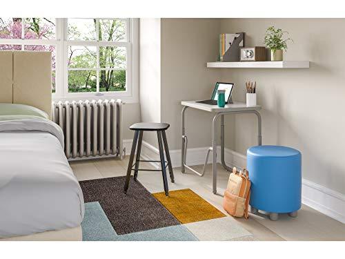 Safco Safco Products AlphaBetter 2.0 Height Adjustable Student Desk with Swinging Footrest Bar, Sit to Stand, 29-43, Pebble Gray