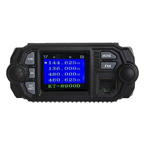 QYT QYT KT-8900D Mobile Transceiver 25W VHF 144-148MHz UHF 420-450MHz Dual Band Quad Standby Mini Car Radio