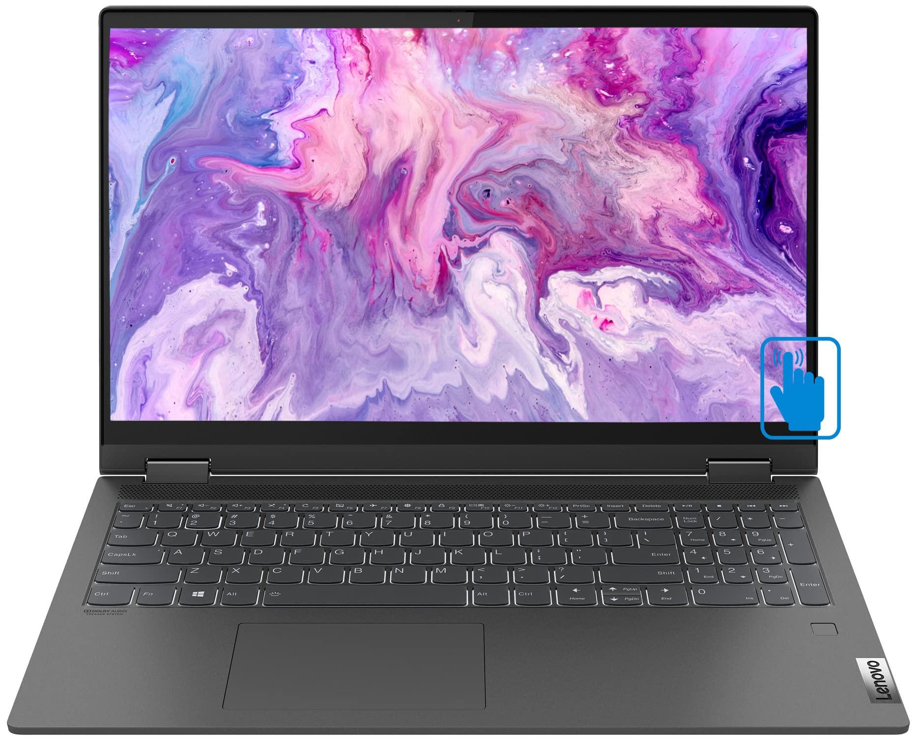 Lenovo Lenovo Flex 5 15A Home & Entertainment 2-in-1 Laptop (AMD Ryzen 7 5700U 8-Core, 16GB RAM, 512GB PCIe SSD, AMD Radeon, 15.6" 60Hz Touch Full HD (1920x1080), Win 11 Pro) Refurbished (Renewed)