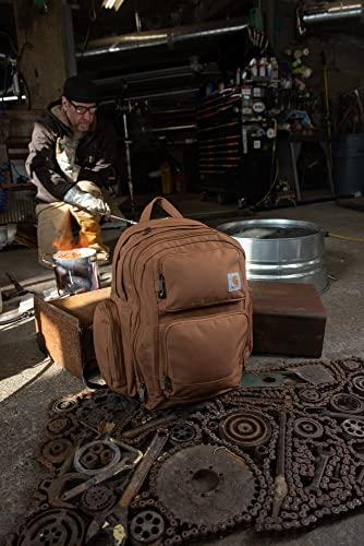 Carhartt Carhartt Unisex Adult Force Pro Backpack with 17-Inch Laptop Sleeve and Portable Charger Compartment, Black, One Size