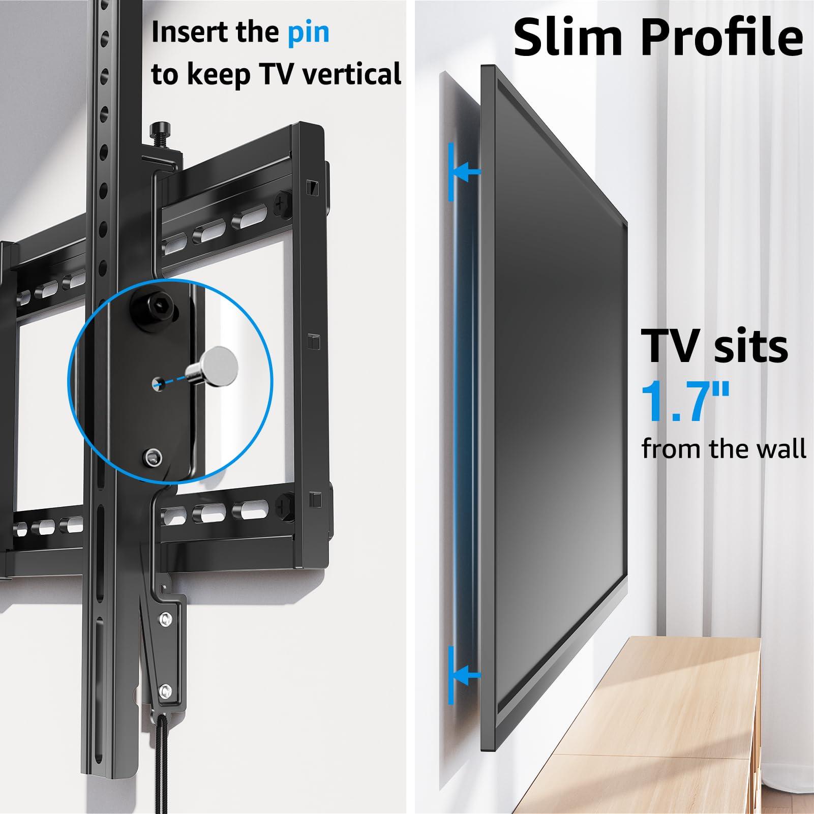MOUNTUP MOUNTUP TV Wall Mount for 26-60 Inch TVs MU0007 & Tilt TV Wall Mount MU0088 Bundle