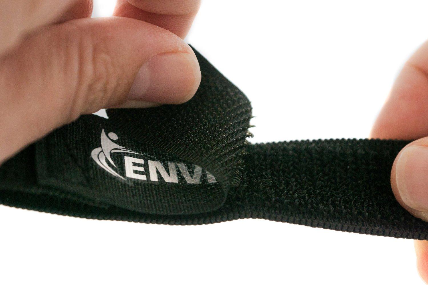 ENVISIONED Elastic Reusable Cinch Straps 1.5" x 20" - 6 Pack Multipurpose Quality Hook and Loop Securing Straps