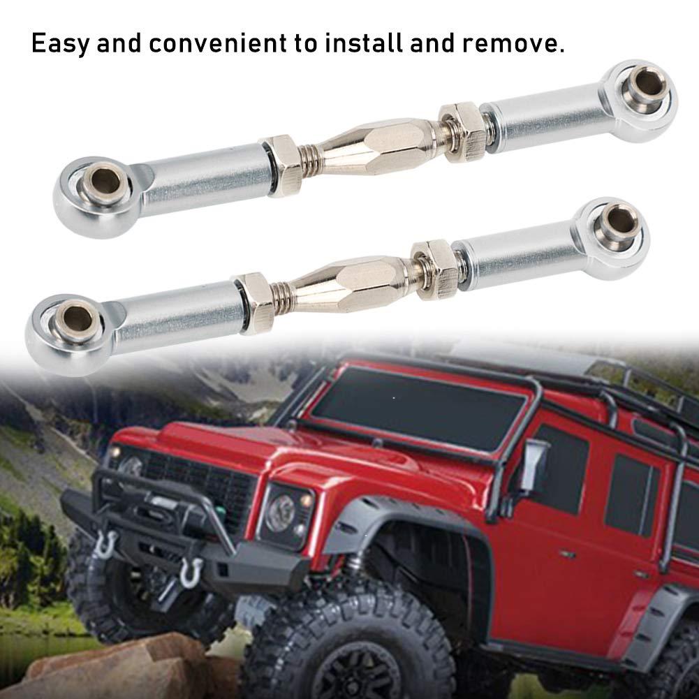 MUNEFE MUNEFE RC Stee Links, RC Car Push Rod, RC Stee Rod Links, Suitable for Ensu The Reliable Performance of Your Rc Model(Sier)