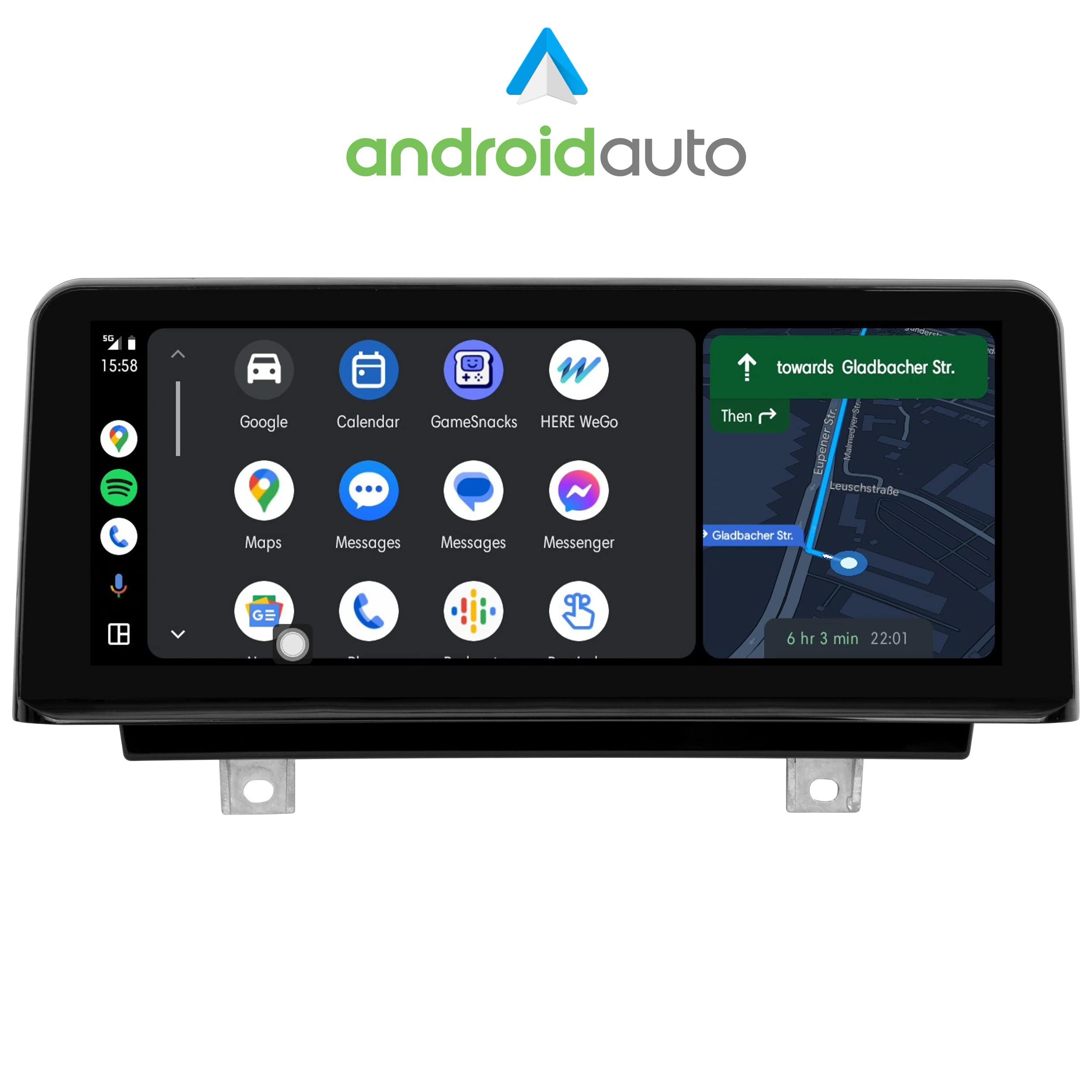 TAFFIO Compatible with: BMW F30 F31 F32 F34 F35 F36 EVO 10.25" Touchscreen Android GPS Navi Carplay