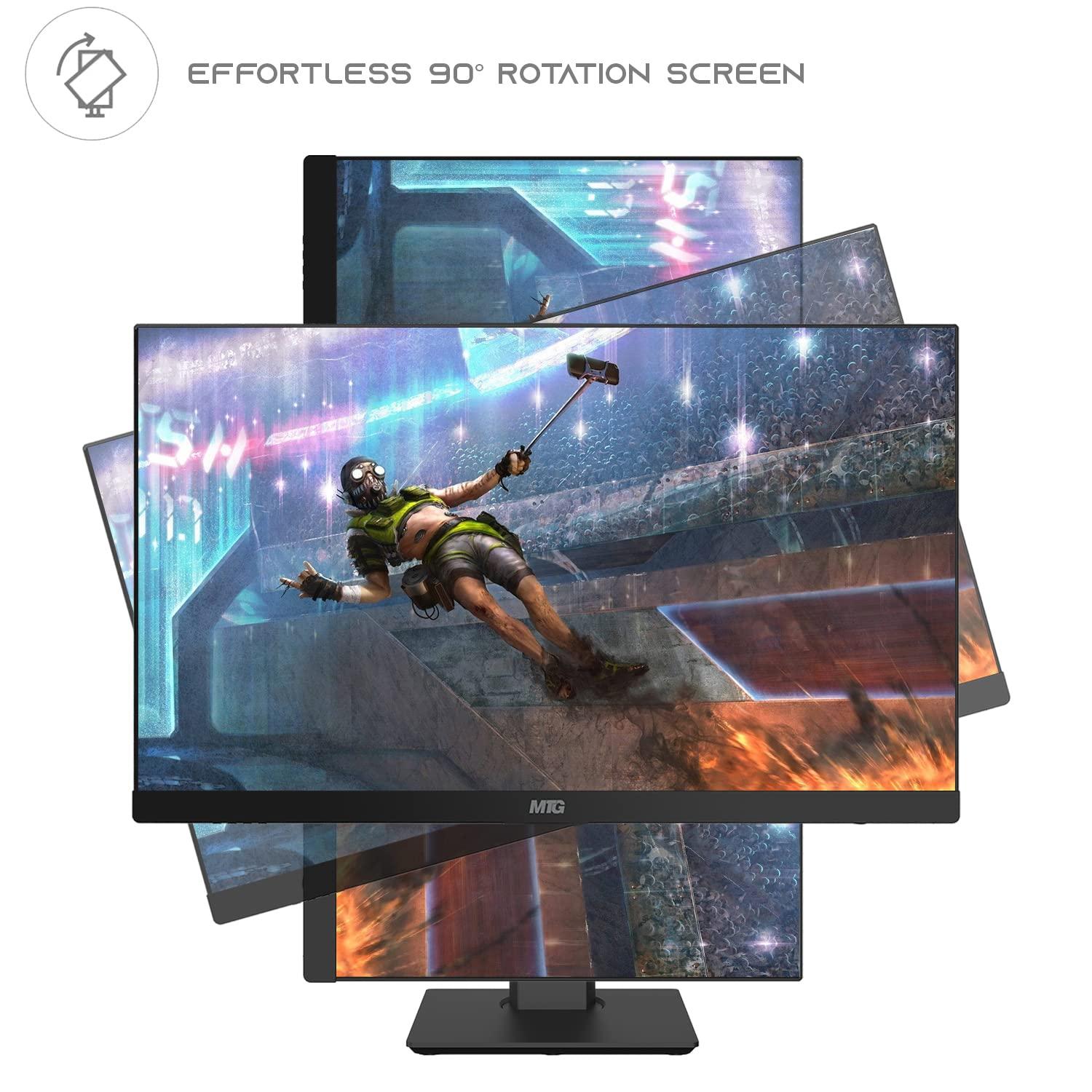 MTG MY TECHNOLOGY GEEKS TRUSTED TECHNOLOGY PAR Gaming All in one PC 24 Inch FHD Touchscreen, MTG Yama, Intel Core i5 10th Gen, 16GB RAM, 480GB NVME / 1TB SSD, AMD RX 550 4GB DDR5 Graphics, Webcam, RGB Combo, Windows 11 Home