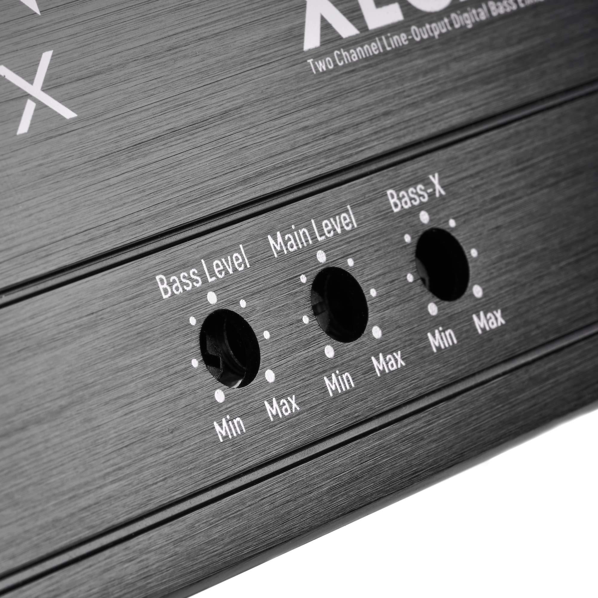 NVX NVX XLCA2 X-Series 2-Channel Line Out Converter Digital Bass Enhancer with xBOOST and Remote Level Control