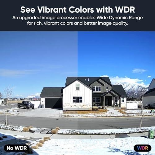 WYZE WYZE Cam v4, 2.5K QHD WiFi Indoor/Outdoor Smart Home Security Camera, Pet/Baby Monitor, Motion Activated Spotlight/Siren, Color Night Vision, 2-Way Audio, Works with Alexa & Google, Free Expert Help