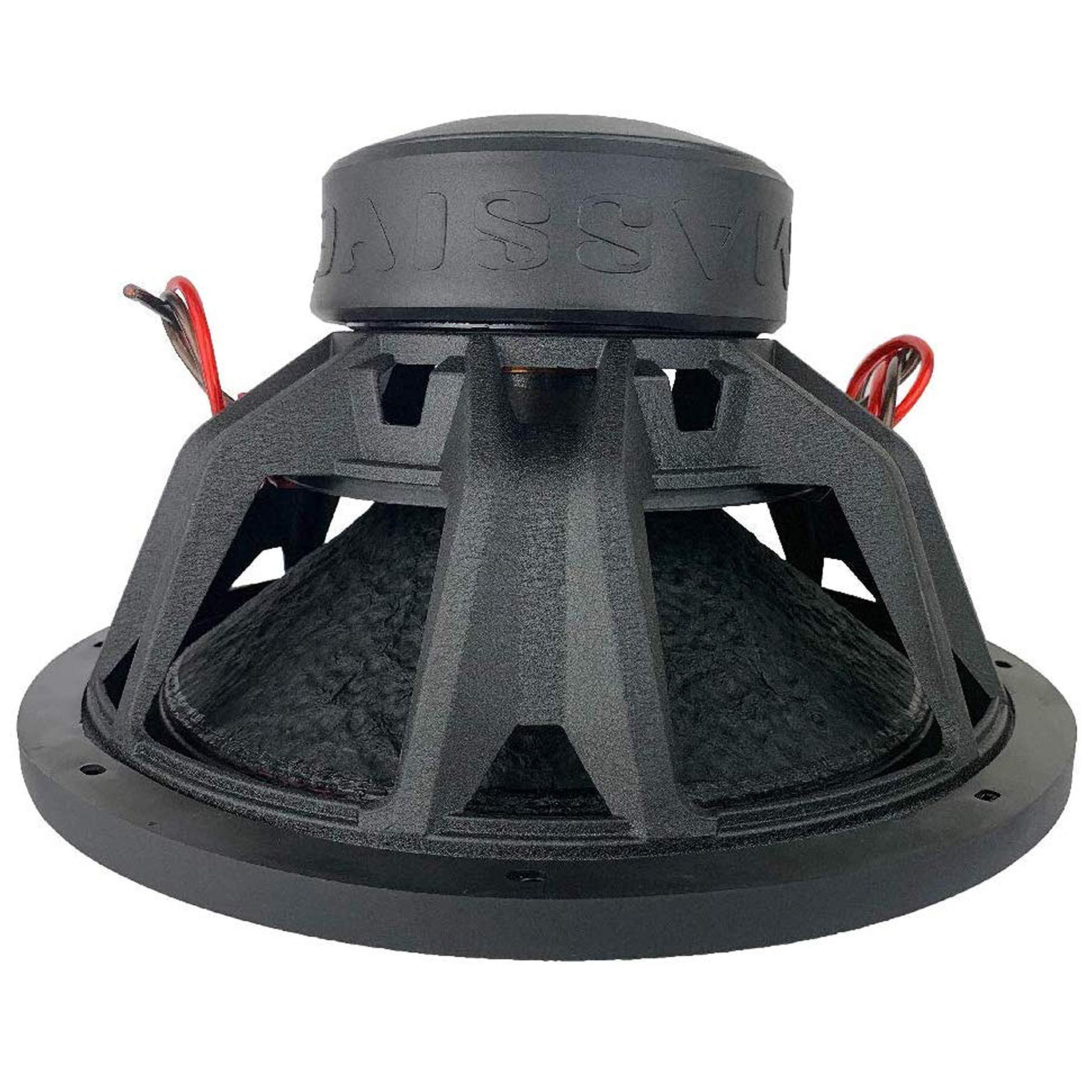 Massive Audio Massive Audio KILOX154-15 Inch Car Audio Subwoofer, High Performance Subwoofer for Cars, Trucks, Jeeps - 15\" Subwoofer 1000 Watt RMS, 2000w MAX Dual 4 Ohm, 3 Inch Voice Coil. Sold Individually