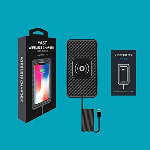 POLMXS Wireless Charger,POLMXS 10W Wireless car Charger Charging pad Fast Wireless Phone Charger pad Andriod Cell Phone Wireless Charging mat Galaxy Note10/S21/S10/S9/S22(C3)