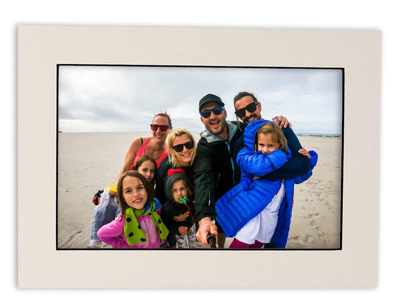 Poster Palooza 24x36 Mat for 20x30 Photo - Precut White with Black Core Picture Matboard for Frames 24 x 36 Inches - Bevel Cut Matte to Display Art 20 x 30 Inches - Acid Free ONE MAT with Backing Board & Clear Bag