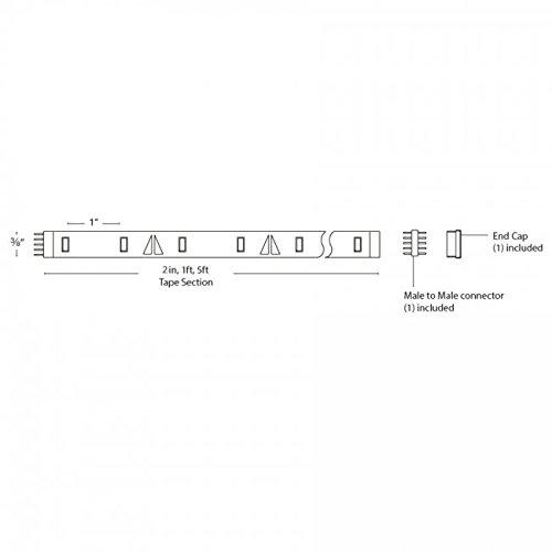 WAC Lighting WAC Lighting LED-TX2445-5-WT 5-Feet - InvisiLED Pro 2 - 4500K