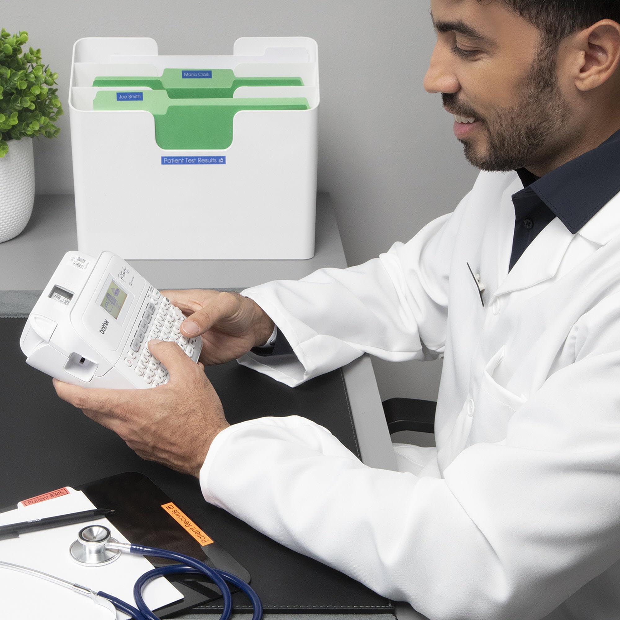 Brother Brother P-Touch PT-D410VP Home / Office Advanced Label Maker | Connect via USB to Create and Print on TZe Label Tapes up to ~3/4 inch