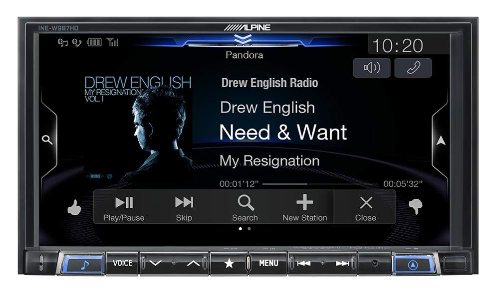 Alpine Alpine INE-W987HD Mech-Less 7-inch Audio/Video/Navigation (AVN) System