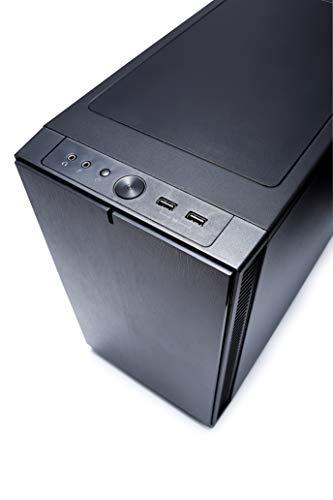 Fractal Design Fractal Design Nano S Window - Mini Tower Computer Case - ITX - Optimized for High Airflow and Silent Computing with ModuVent Technology -2X Fractal Dynamix X2 GP-14 Fans Included -Black Window