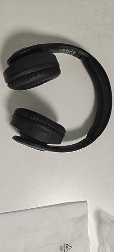 TUINYO TUINYO Wireless Headphones Over Ear, Bluetooth Headphones with Microphone, Foldable Stereo Wireless Headsetfor Travel Work TV PC Cellphone-Black