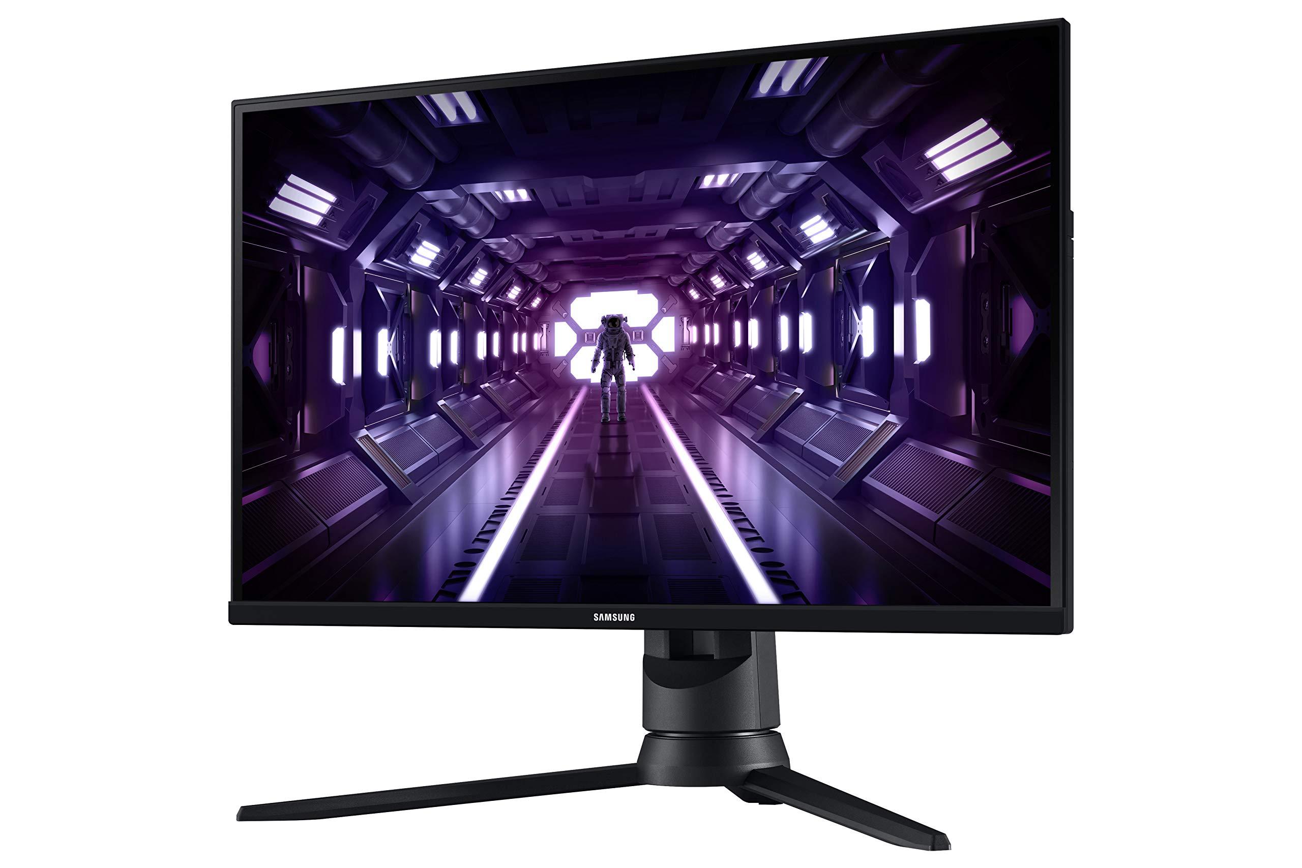 SAMSUNG Samsung Odyssey G3 Series 27-Inch FHD 1080p Gaming Monitor, 144Hz, 1ms, 3-sided border-less, VESA Compatible, Height Adjustable Stand, FreeSync Premium (LF27G35TFWNXZA)