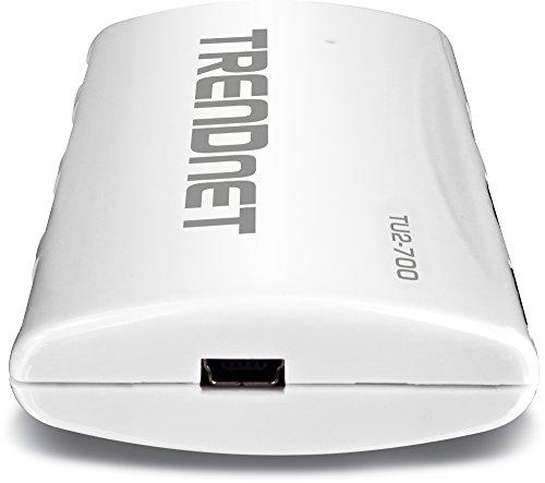 TRENDnet TRENDnet USB 2.0 7-Port High Speed Hub, 5V/2A Power Adapter, Up to 480 Mbps USB 2.0 Connection Speeds, 10 Watts Total Power, Compatible with Windows, Mac, and Linux, White, TU2-700