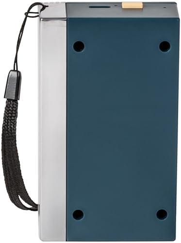 Crosley Crosley CR3047A-TL Mini Retro 80's Portable Bluetooth Speaker, Wireless with Microphone, Vintage, Teal