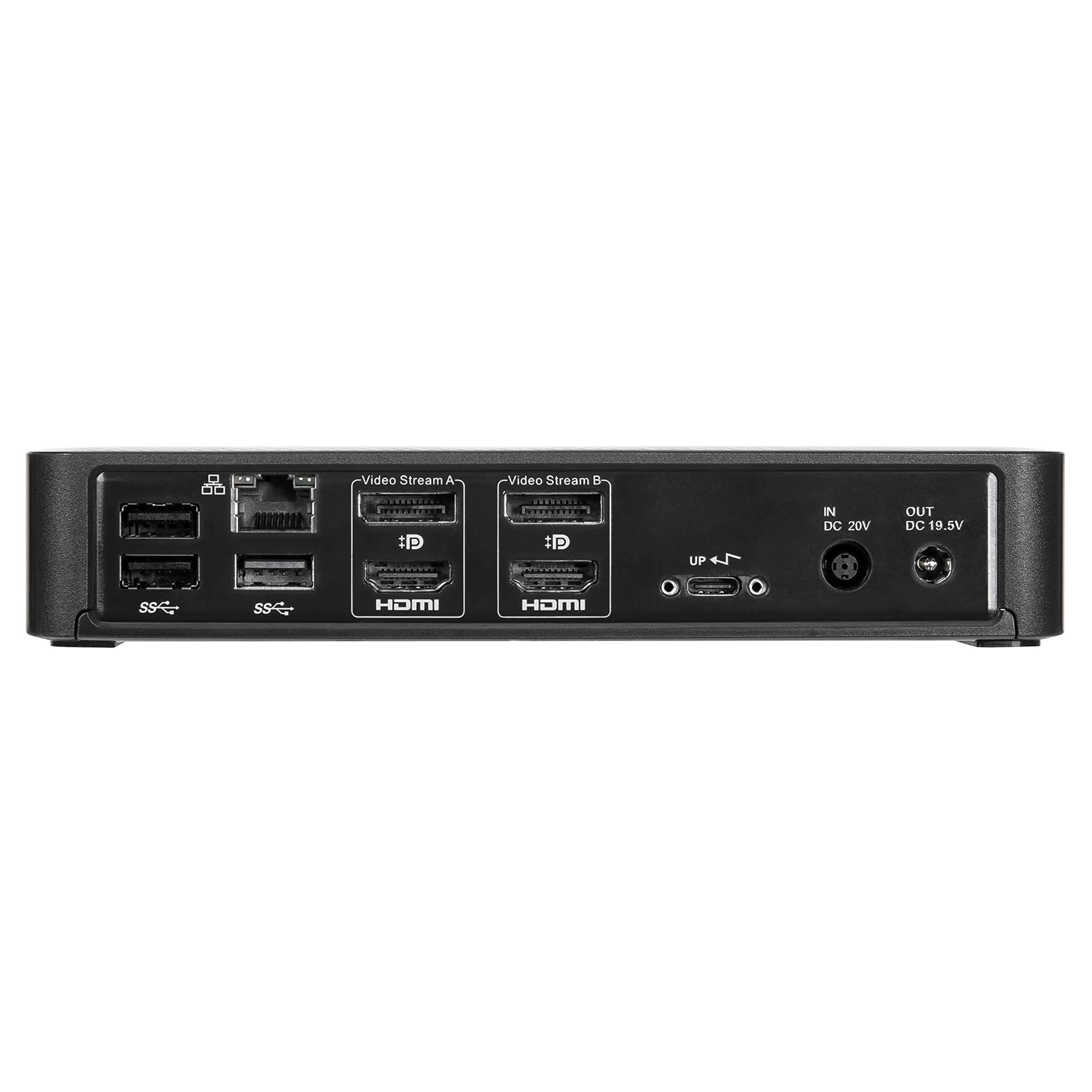 Targus Targus USB-C Docking Station, Universal USB-C DV4K, Dual Monitor, HDMI, 100W Power Delivery - Black (DOCK182EUZ)