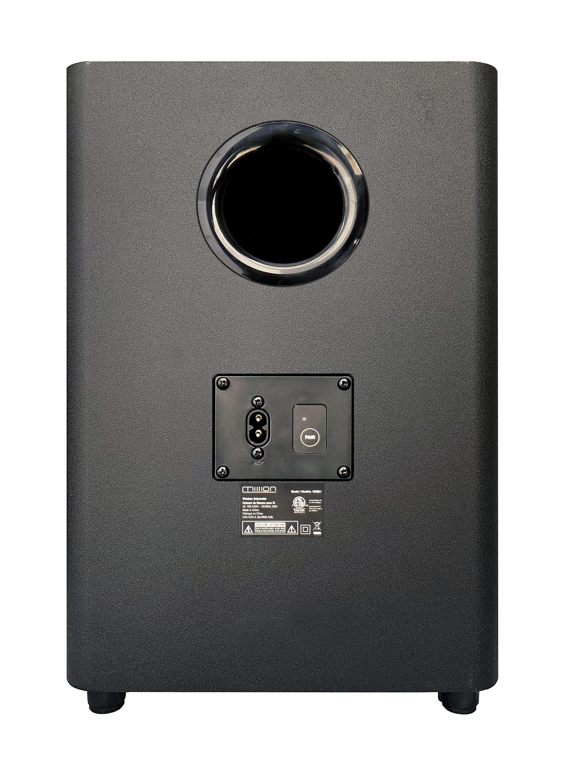 MISSION MISSION MSB21-2.1 Soundbar with Wireless Subwoofer