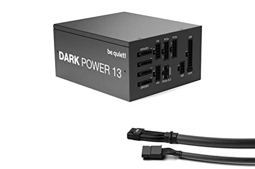 be quiet! be quiet! Dark Power 13 1000W Quiet Performance Power Supply | 80 Plus Titanium Efficiency | ATX 3.1| PCIe 5 | Modular | BN661