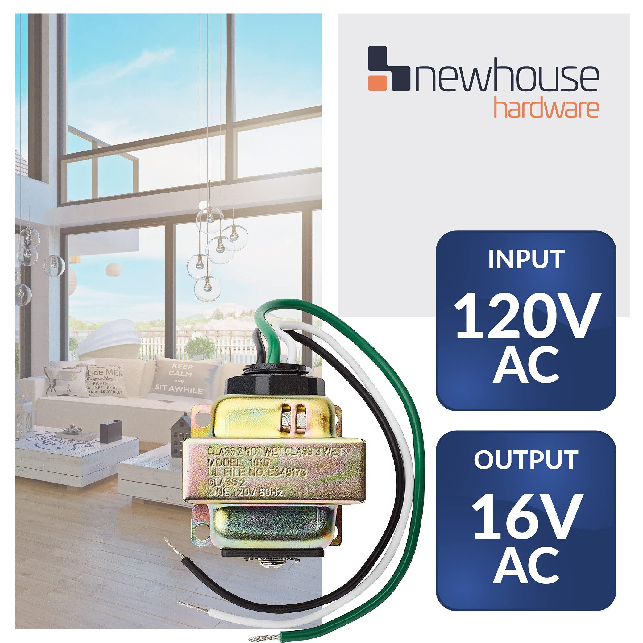 Newhouse Hardware Newhouse Hardware 16TR Doorbell Transformer, wired 16V/10VA, Assorted