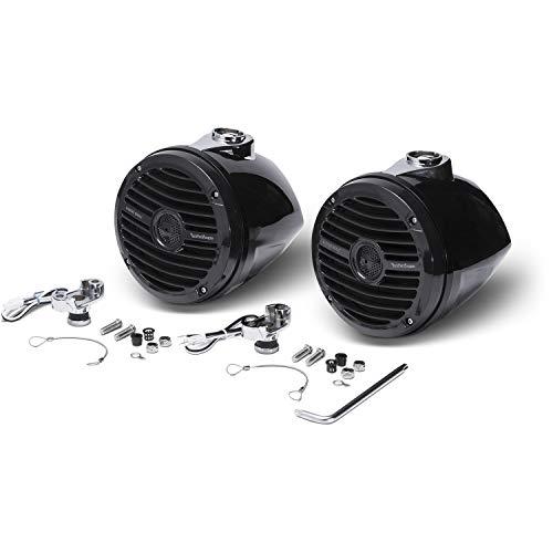 Rockford Fosgate 2) Rockford Fosgate RM1652W-MB 6.5" Mini Marine Wakeboard Speakers+JVC Receiever