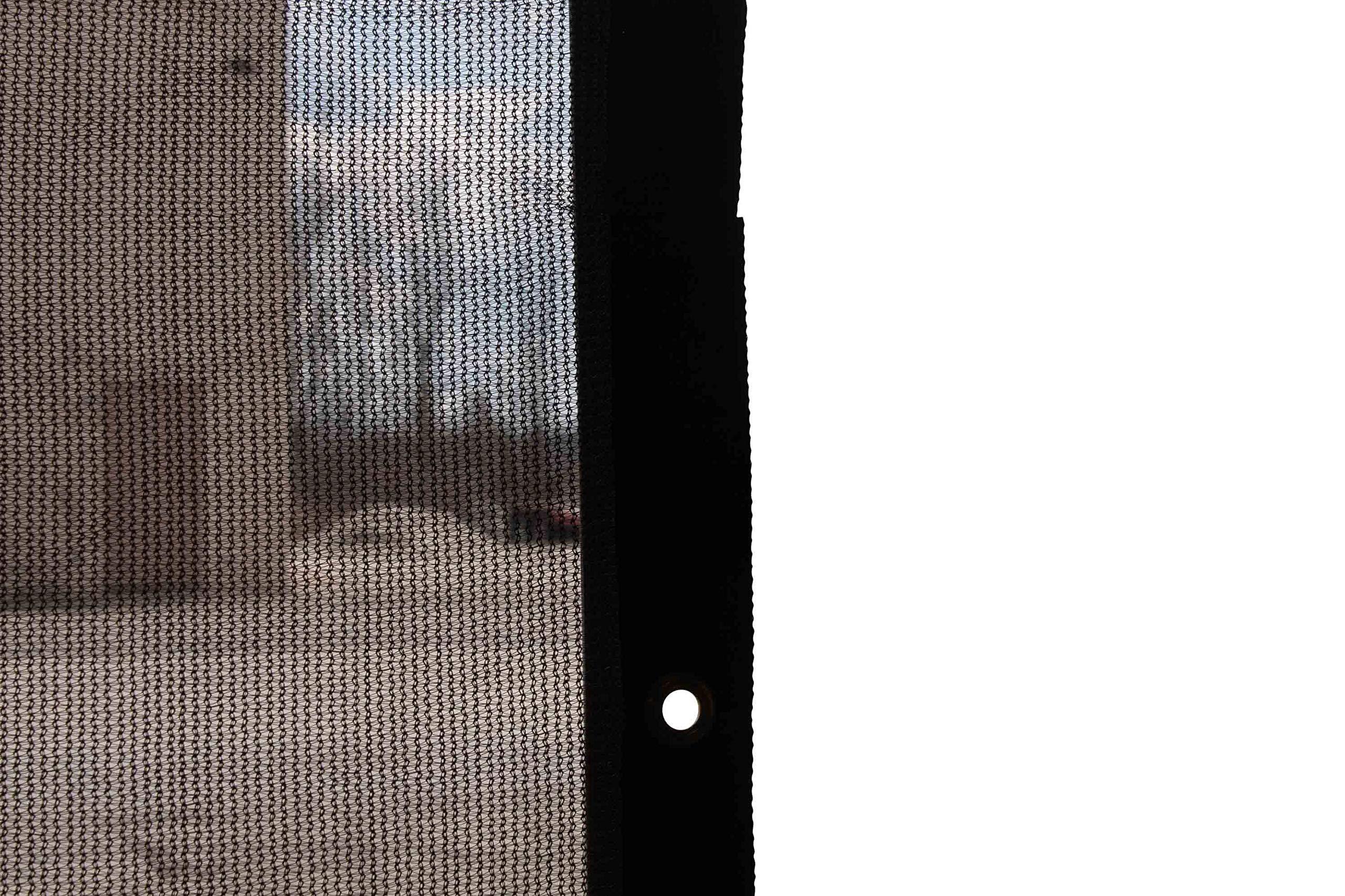 Mytee Products Mytee Products 12\'x16\' Black 70% Shade Mesh Tarp for Outdoor w/Grommets - 6 Oz Extra Durable Heavy Duty Mesh Tarps for Dump Truck, Rolloff Trucks - Mesh Shade Net Cloth for Sun, Plant, Patio