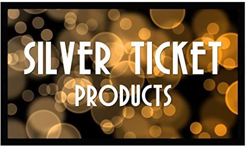 Silver Ticket Products Silver Ticket Products STR Series 6 Piece Home Theater Fixed Frame 4K / 8K Ultra HD, HDTV, HDR & Active 3D Movie Projection Screen, 16:9 Format, 128" Diagonal, Silver Material STR-169128-S