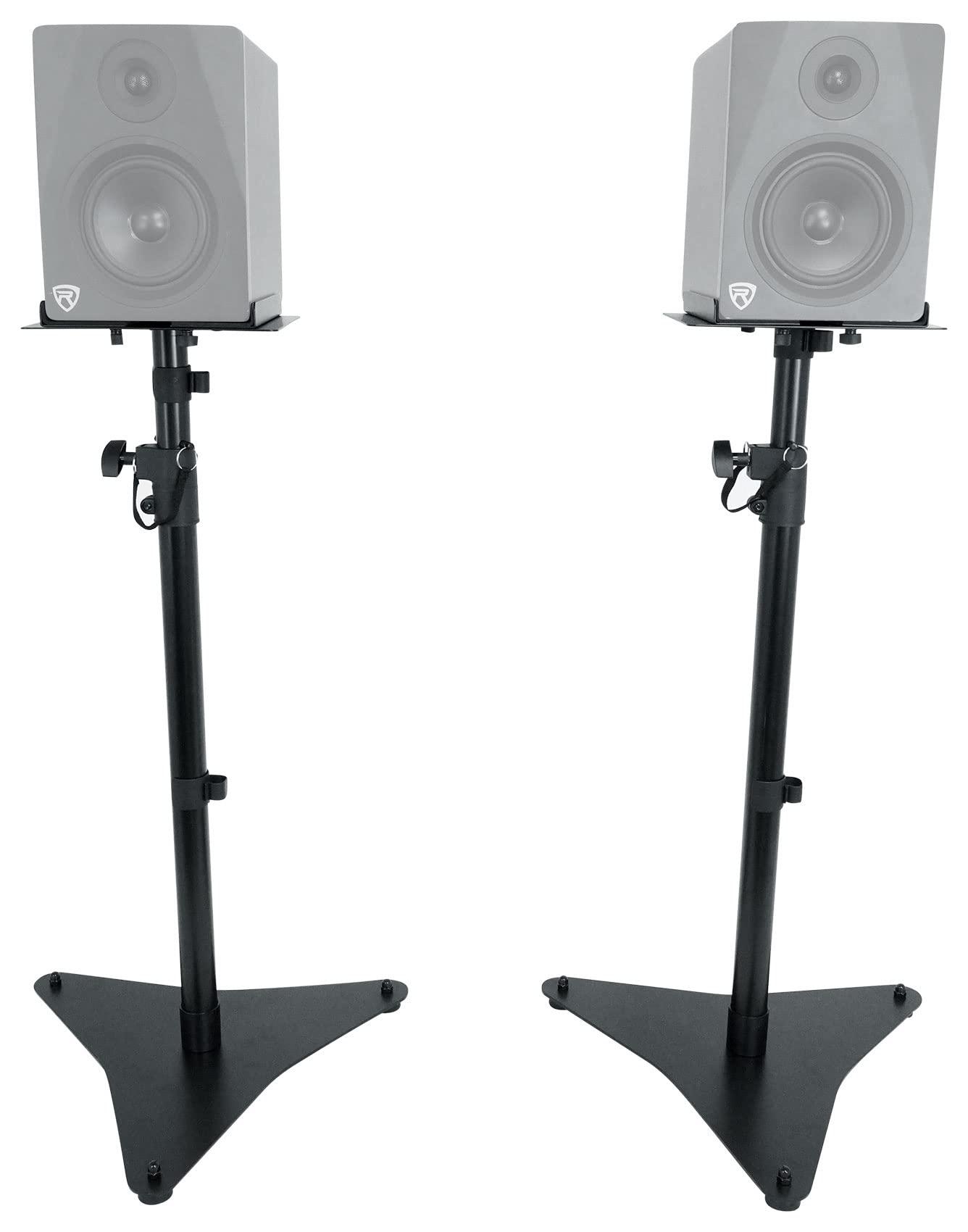 Rockville Rockville Pair RockShelf 64W 6.5" Home Bookshelf Speakers+Adjustable Stands