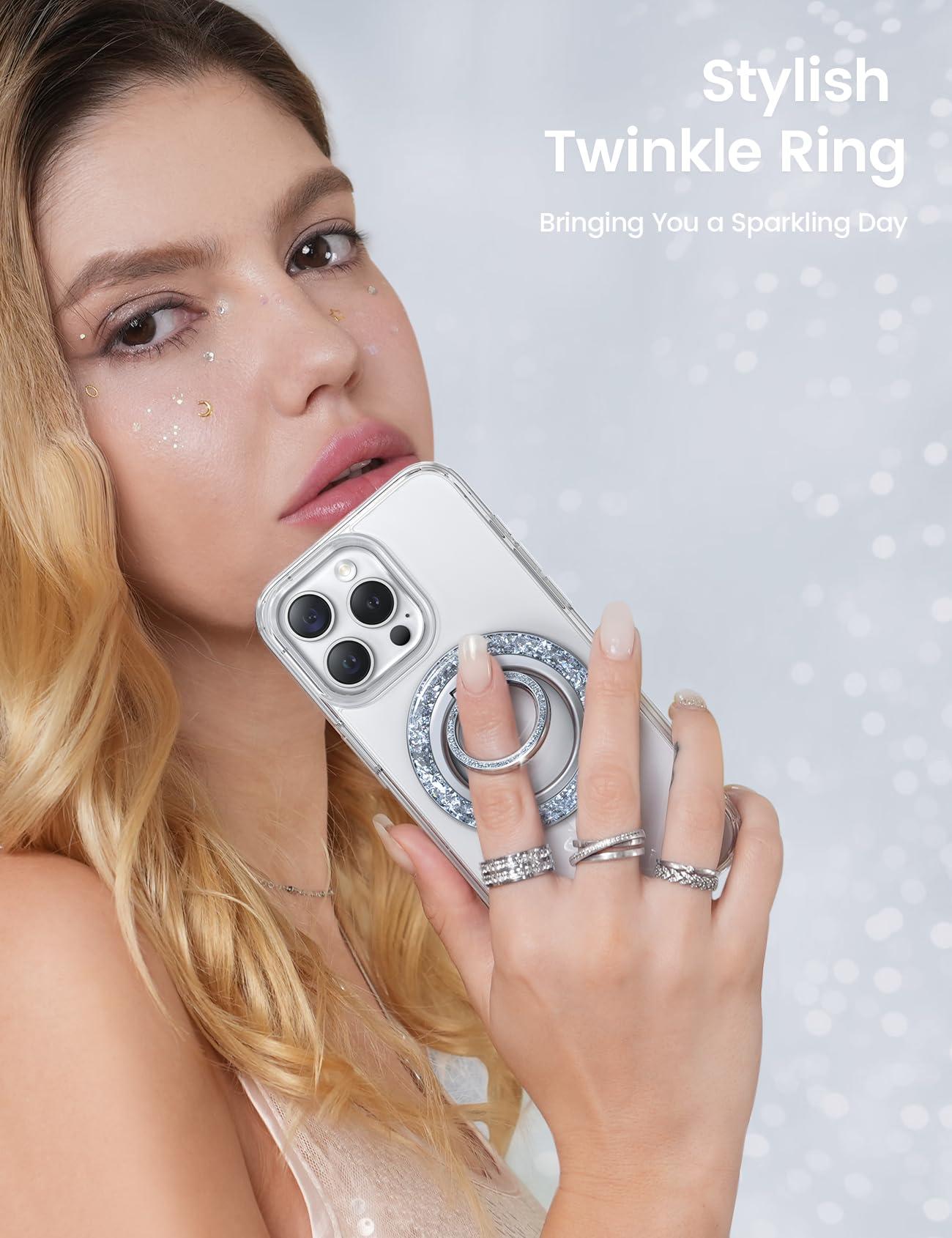 Lamicall Lamicall Magnetic Twinkle Ring Phone Holder + Tablet Stand