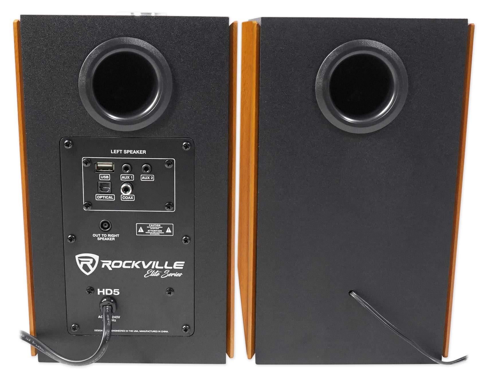 Rockville Rockville HD5 150 Watt Home Theater System Bookshelf Speakers/Bluetooth/USB/AUX