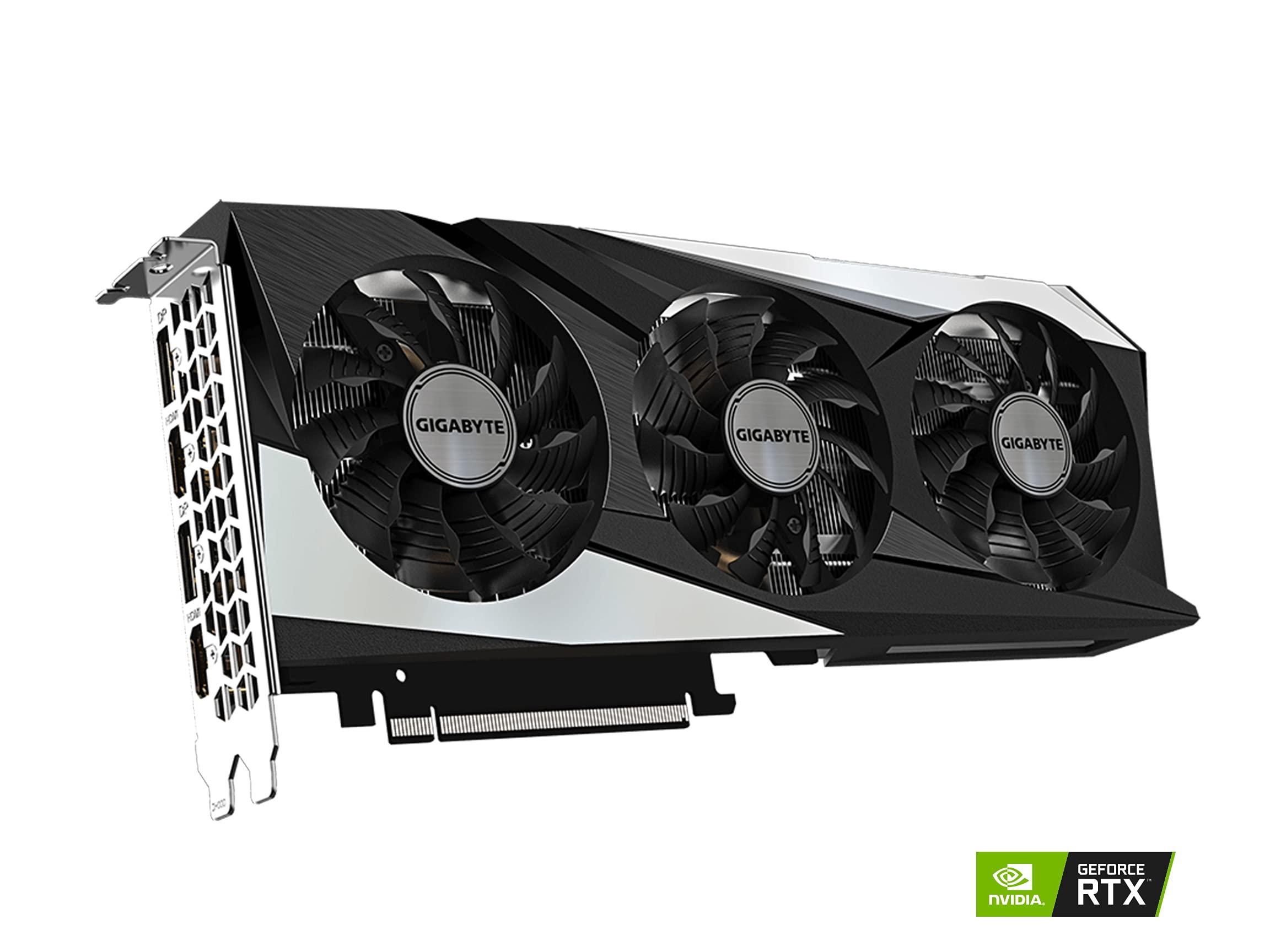 GIGABYTE GIGABYTE GeForce RTX 3060 Ti Gaming OC 8G (REV2.0) Graphics Card, 3X WINDFORCE Fans, LHR, 8GB 256-bit GDDR6, GV-N306TGAMING OC-8GD REV2.0 Video Card