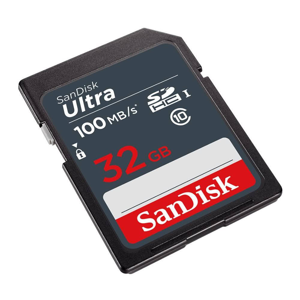 SanDisk SanDisk 32GB Ultra SDHC UHS-I Memory Card (20-Pack) Bundle with High Speed Card Reader (21 Items)