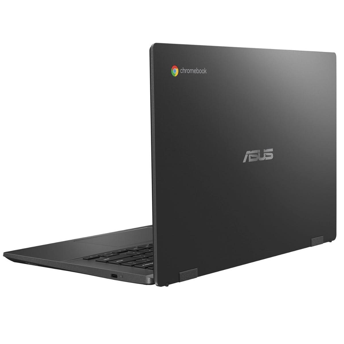 ASUS ASUS Chromebook for Student and Business, 14" HD Anti-Glare Display, MediaTek Kompanio 520, 4GB RAM, 64GB eMMC, Micro SD Card Reader, TB 4, Wi-Fi 6, Webcam, PDG HDMI Cable, Chrome OS, Gravity Gray