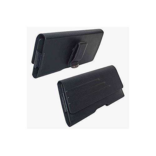 Verizon Verizon Wireless Vegan Leather Pouch w/ Belt Clip for iPhone 6, Galaxy S4, S5, S6, Motorola Droid X & Most Medium Smartphones