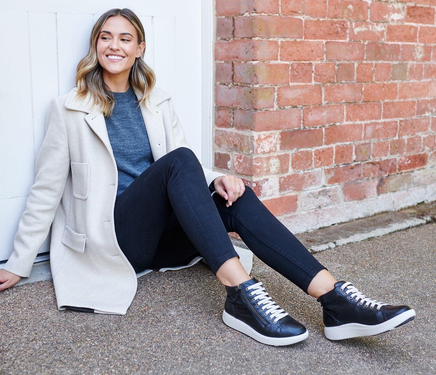 Strive Strive Footwear Women's Sneaker Boot - Kensignton - Arch Supportive Merlot - 6.5 Medium