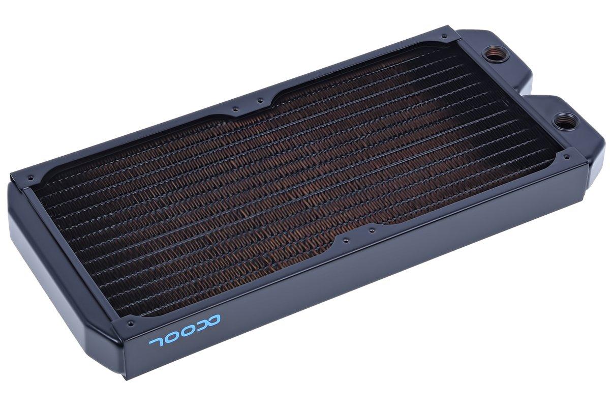 Alphacool Alphacool NexXxos ST30 Full Copper Radiator280, 140mm x 2, Dual Fan, Black