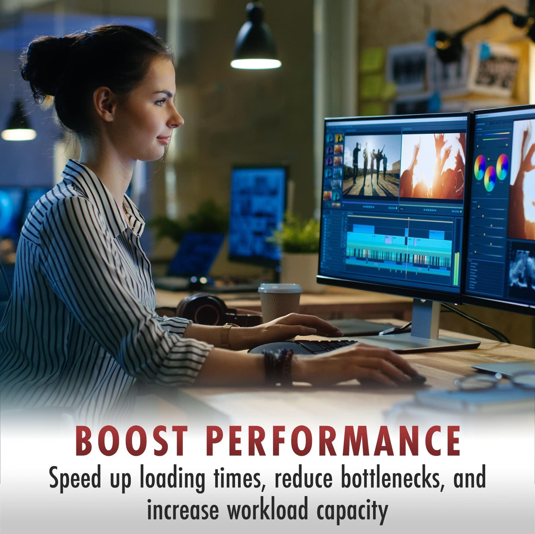 A-Tech A-Tech 32GB Kit (2x16GB) DDR4 2400MHz PC4-19200 ECC RDIMM 2Rx4 Dual Rank 1.2V ECC Registered DIMM 288-Pin Server & Workstation RAM Memory Upgrade Modules (A-Tech Enterprise Series)