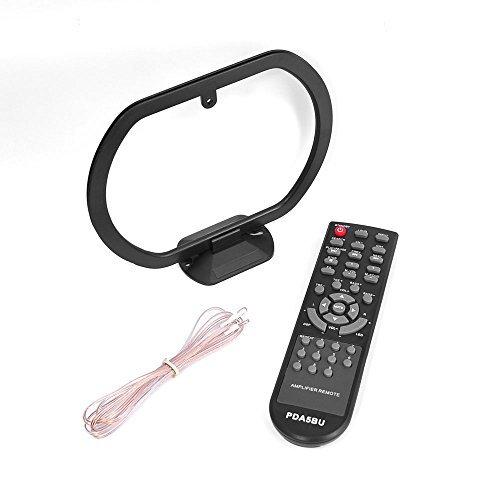 Generic Pyle PDA5BU Amplifier Receiver Stereo, Bluetooth, AM/FM Radio, USB Flash Reader, Aux input (3.5mm) LCD Display, 200 Watt - Bundle With Enrock 50ft 16g Speaker Wire