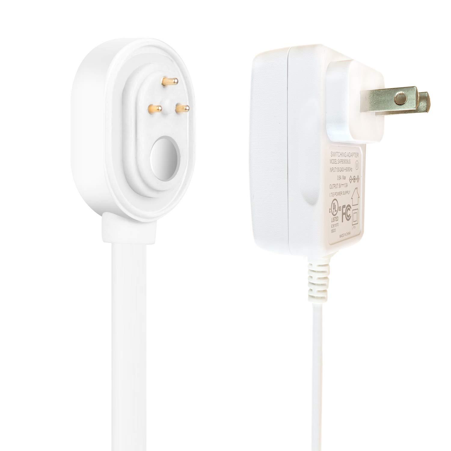 Uogw Uogw 3Pack 25FT Outdoor Magnetic Charging Cable for Arlo Pro 4/Arlo Ultra 2/Arlo Pro3/Arlo Ultra/Arlo Pro 5S 2K/Go 2 Camera,Power Adapter and Power Cable,Weatherproof Outdoor - (White)