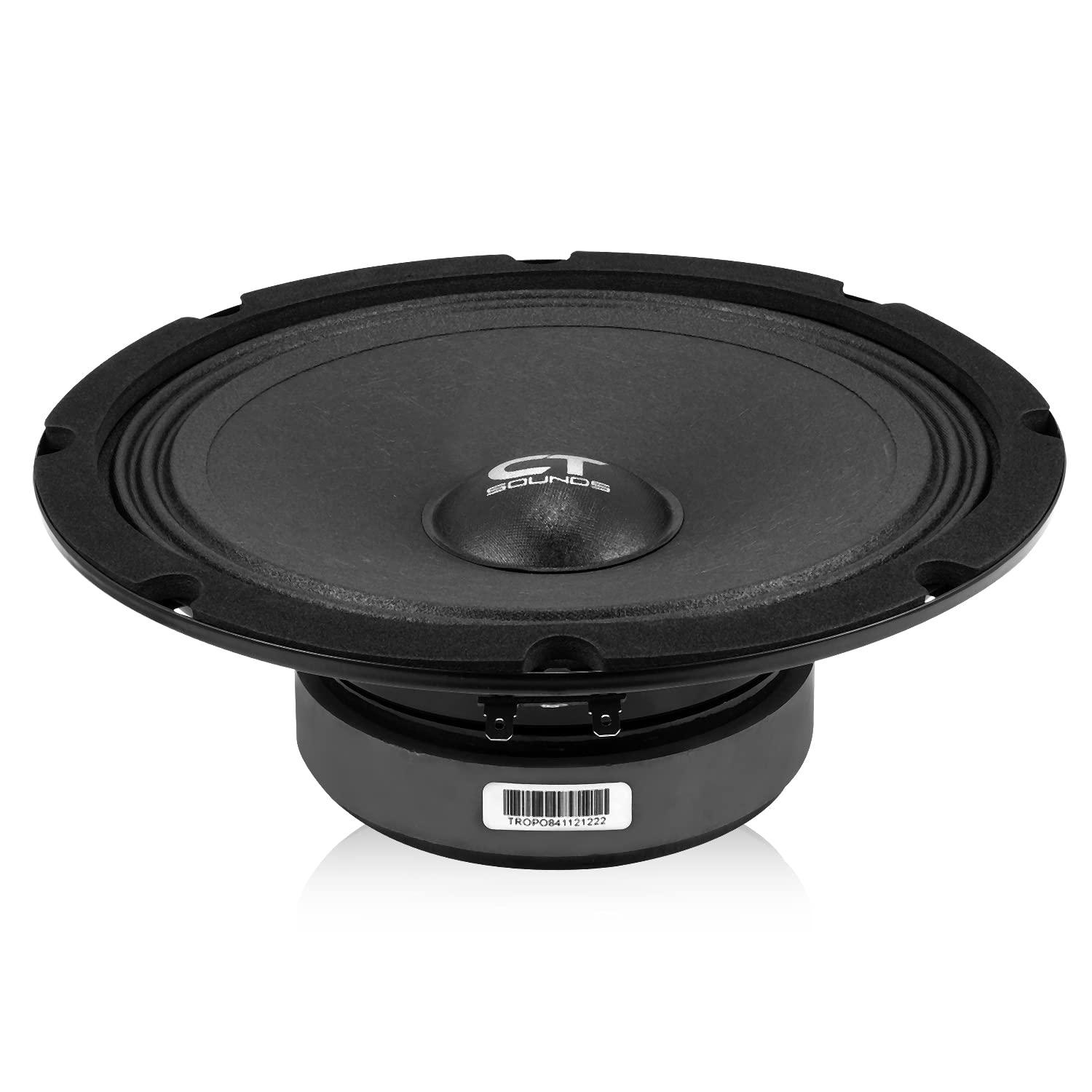 CT Sounds CT Sounds TROPO8-4 8 Shallow Mount Midrange Speaker, 200 Watts RMS, Each