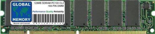 GLOBAL MEMORY Global Memory 128MB PC100 100MHz 168-PIN SDRAM DIMM Memory Ram for PC Desktops/Motherboards