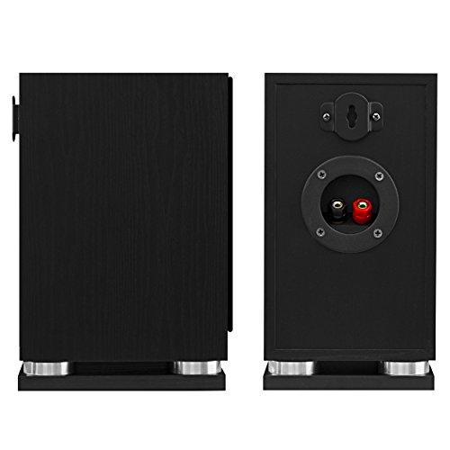 Fluance Fluance Elite High Definition Compact Surround Sound Home Theater 5.0 Channel Speaker System Including 2-Way Bookshelf, Center Channel and Rear Surround Speakers - Black Ash (SX50BC)