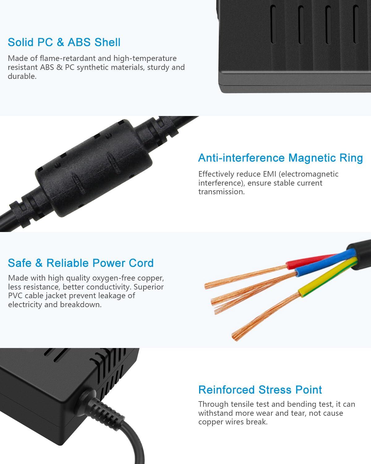 ALITOVE ALITOVE 12V 15A Power Supply DC 12 Volt 15amp 180W LED Driver Power Adapter AC to DC Converter 10A 5A Low Voltage Transformer 5.5x2.5 2.1mm Barrel for DC12V Device LED Light Printer Fan Pump Camera