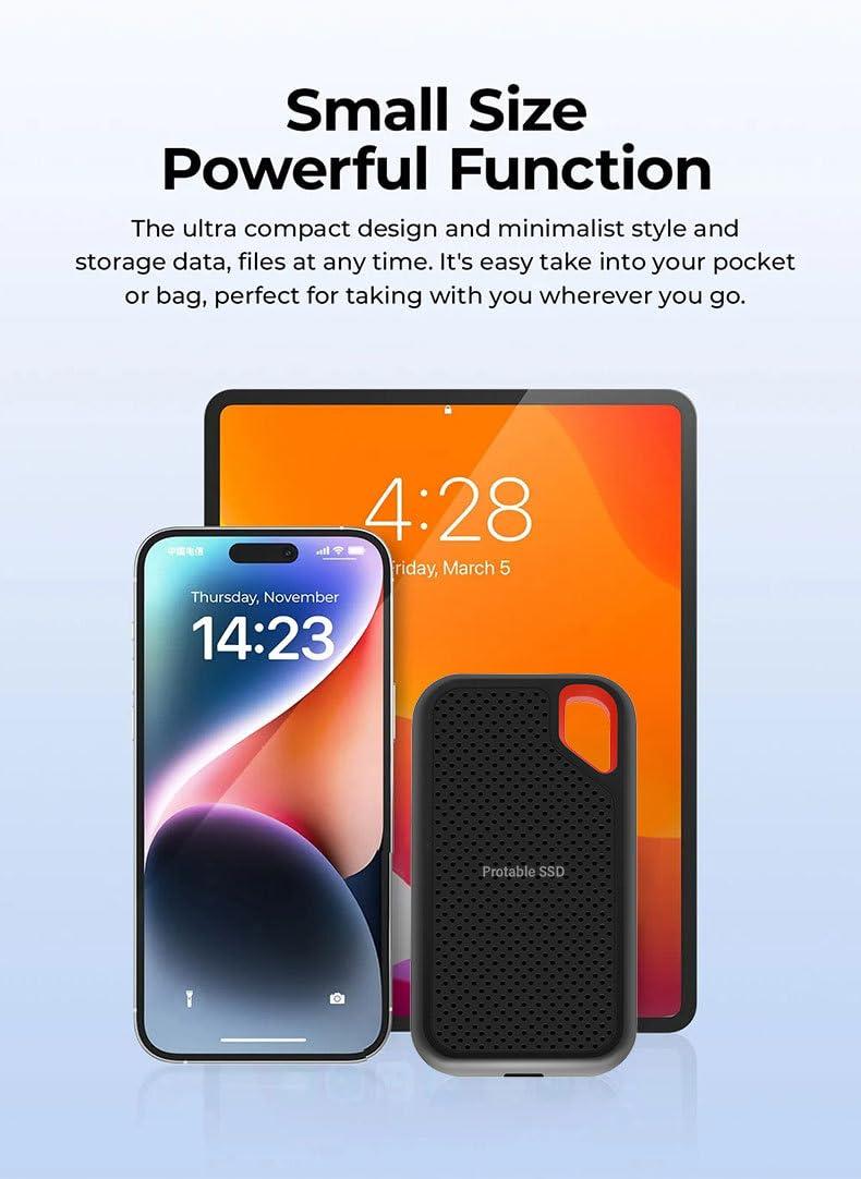 Generic Generic 2TB Portable Mobile Hard Drive E60 USB 3.1 HD External