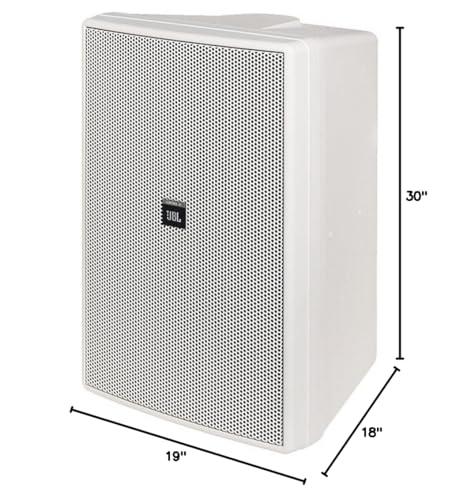 JBL JBL Professional Control 31-WH Two-Way High-Output Indoor-Outdoor Monitor Speaker, White, 10-Inch