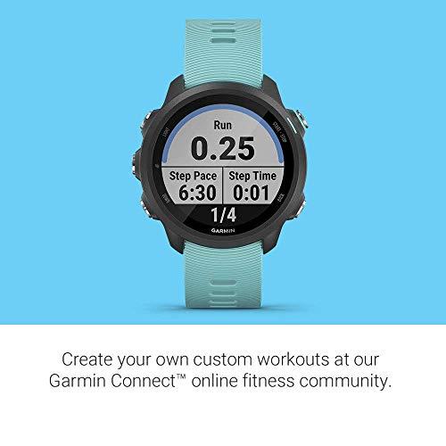 Garmin Garmin Forerunner 245 Music, GPS Running Smartwatch with Music and Advanced Dynamics, Aqua (Renewed)