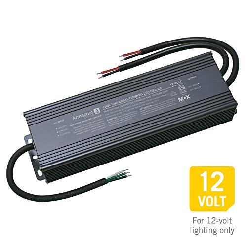 Armacost Lighting Armacost Lighting 841200 120-Watt Dimming Led Driver 12-Volt Dc Power Supply, Gray